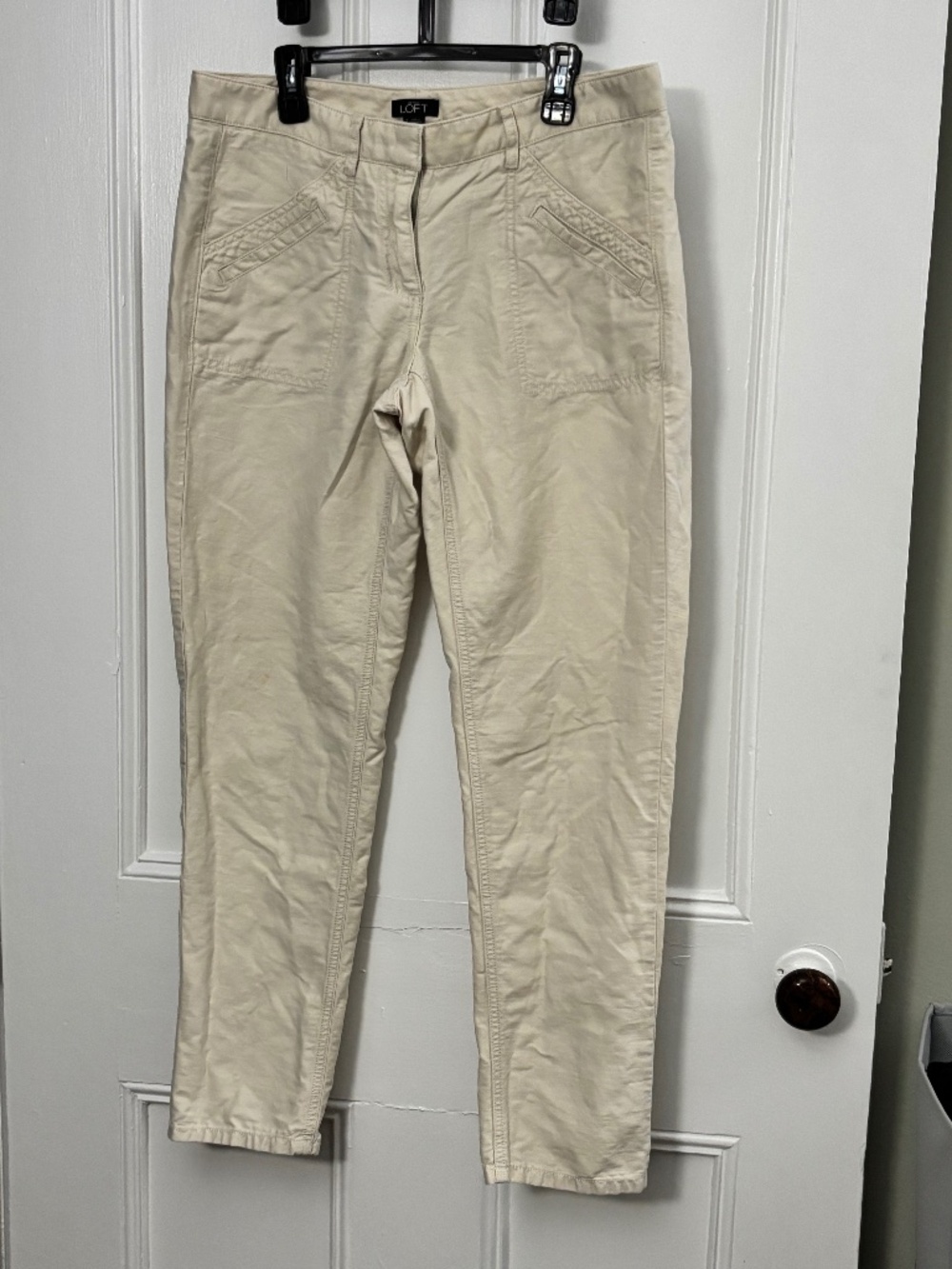 Ann Taylor Loft pants with front patch pockets